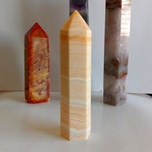 Honey Calcite Crystal Tower